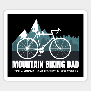 Mountain Bike Dad Magnet